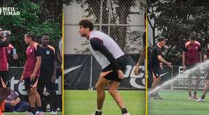 VÍDEO: Volta de Pedro Raul, ausência de Yuri e Memphis separado: imagens do treino aberto do Corinthians