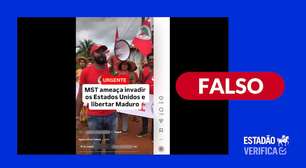 Vídeo em que MST ameaça invadir EUA para resgatar Maduro foi feito com IA