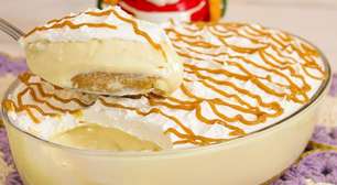 Torta cremosa de abacaxi na travessa para uma sobremesa irresistível e refrescante