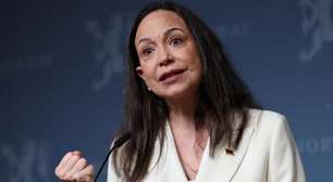 Descartada por Trump, opositora Maria Corina quer voltar à Venezuela 'o mais rápido possível'