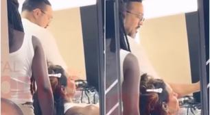 Flagra! Belo vai visitar Viviane Araújo no camarim de 'Três Graças'