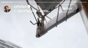 Zé Felipe agradece Ana Castela após navio