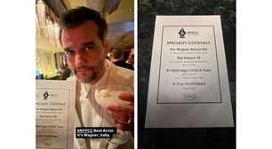 Como é o drink que leva o nome de Wagner Moura nos EUA