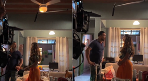 Belo e Viviane Araújo gravam primeiras cenas juntos em 'Três Graças'; veja vídeo