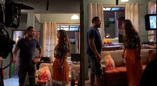 Vídeos de bastidores mostram Belo e Viviane Araújo contracenando juntos em 'Três Graças'