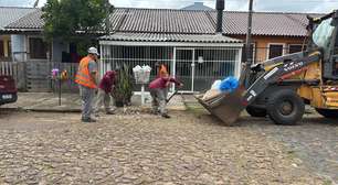 Força-tarefa recolhe mais de 355 toneladas de lixo em dois dias em Cachoeirinha