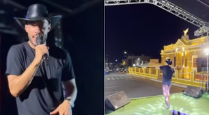 Cantor faz desabafo após ninguém comparecer a show de graça e recebe apoio de famosos