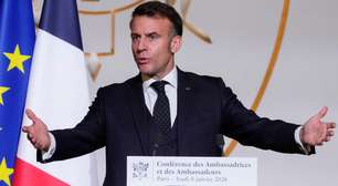 Em discurso para embaixadores em Paris, Macron denuncia 'novo imperialismo' e política de Trump