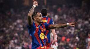 Jornal espanhol alfineta Fifa depois de atuação de gala de Raphinha: "Superestrela"