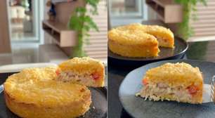 Tortinha de cuscuz é o lanche perfeito e fácil de preparar que todo mundo gosta aqui em casa, só vamos variando o recheio