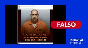 Foto de Maduro com cabelo e bigode raspados foi criada com IA