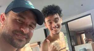 Após término, Diogo Nogueira aparece em roda de samba no Rio junto do filho