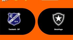 Taubaté x Botafogo, pela Copinha: onde assistir