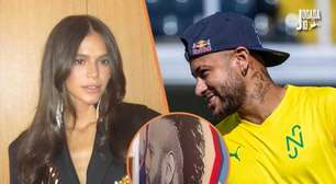 Família do cantor Leonardo esconde totem de Neymar em visita de Bruna Marquezine