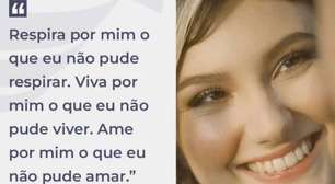 TRISTEZA! Pai de Isabel Veloso faz homenagem após morte da filha: 'Ame por mim'