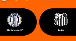 São Carlense x Santos: onde assistir ao jogo da Copinha