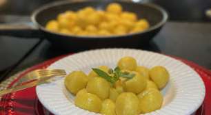 Nhoque de mandioquinha e ricota: leve, derrete na boca