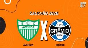 Avenida x Grêmio: onde assistir, escalações e arbitragem