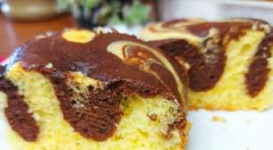 Bolo fofinho com massa de creme de leite que derrete na boca e é perfeito para o seu café da tarde