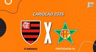 Flamengo x Portuguesa, AO VIVO, com a Voz do Esporte, às 16h30