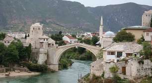 Mostar, na Herzegovina, um tesouro medieval que simboliza a vitória sobre a guerra