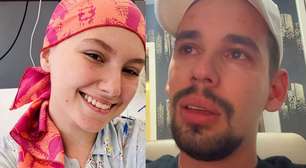 Aos prantos, marido de Isabel Veloso é amparado em velório e desabafa após ver corpo da mulher: 'Não é fácil ver minha esposa ali'