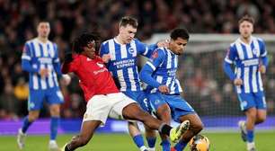 Manchester United perde para o Brighton e é eliminado da Copa da Inglaterra