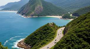 Rodovia costeira ganha fama pelas praias ao longo do trajeto