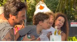 Emilio Dantas e Fabiula Nascimento comemoram aniversário dos filhos gêmeos e tema da festa vira polêmica na web: 'Pessoal esquisito'
