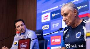 "Não é assim"; Tite analisa desempenho do Cruzeiro e fala sobre sequência dos jovens jogadores