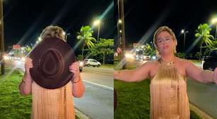 Prefeita perde show de Ana Castela e grava vídeo de chapéu pedindo duplicação de rodovia em SP