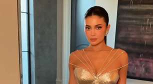 No Globo de Ouro, Kylie Jenner usa look com diamantes de mais de 100 quilates