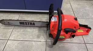 Homem é preso ao tentar matar pai com motosserra após discussão sobre agrotóxicos, em SC