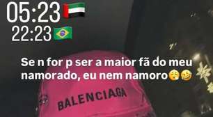 Apaixonada, Virginia faz declaração para Vini Jr.: 'Fã do meu namorado'