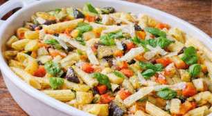 Macarrão rápido com legumes: sem carne e com muito sabor