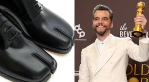 Rico! Sapato 'diferentão' de Wagner Moura no Globo de Ouro custa até R$ 17 mil
