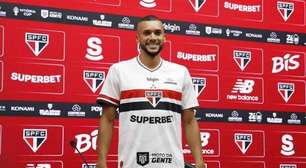 Apresentado, Dória valoriza retorno ao São Paulo: "Jogador que pensa duas vezes está errado"