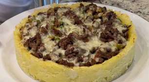 Torta de batata com carne: uma combinação irresistível e completa para um almoço prático e saboroso