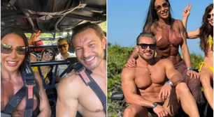 Assumidos! Gabriel Cardoso posta foto com Gracyanne Barbosa pela primeira vez