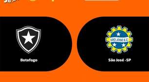 Botafogo x São José, AO VIVO, com a Voz do Esporte, às 21h