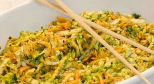 Aprendi com amiga japonesa: salada de acelga com molho oriental