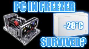 Esqueça o water cooler: entusiasta testa rodar o PC dentro de um freezer e o resultado desafia a lógica