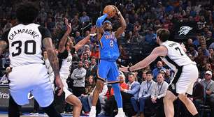 Thunder vence os Spurs pela primeira vez na temporada