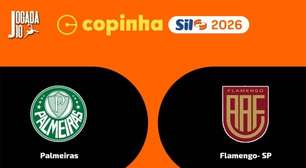 Palmeiras x Flamengo-SP, pela terceira fase da Copinha: onde assistir
