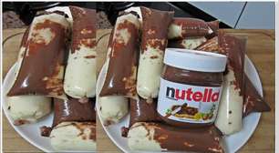 Geladinho de Nutella com Leite Ninho para refrescar e se apaixonar nesse calor