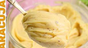 Receita de recheio trufado de maracujá perfeito, super cremoso e estruturado para seus bolos