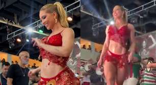 Virginia Fonseca mostra gingado e samba em ensaio da Grande Rio