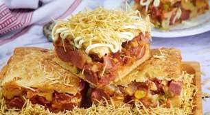 Como fazer torta salgada de salsicha com uma massa infalível que fica fofinha e muito saborosa