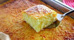 Bolo de coco sem farinha perfeito e muito fofinho para um café da tarde leve e saboroso