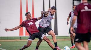 Vitória intensifica pré-temporada com treino tático e coletivo sob comando de Jair Ventura